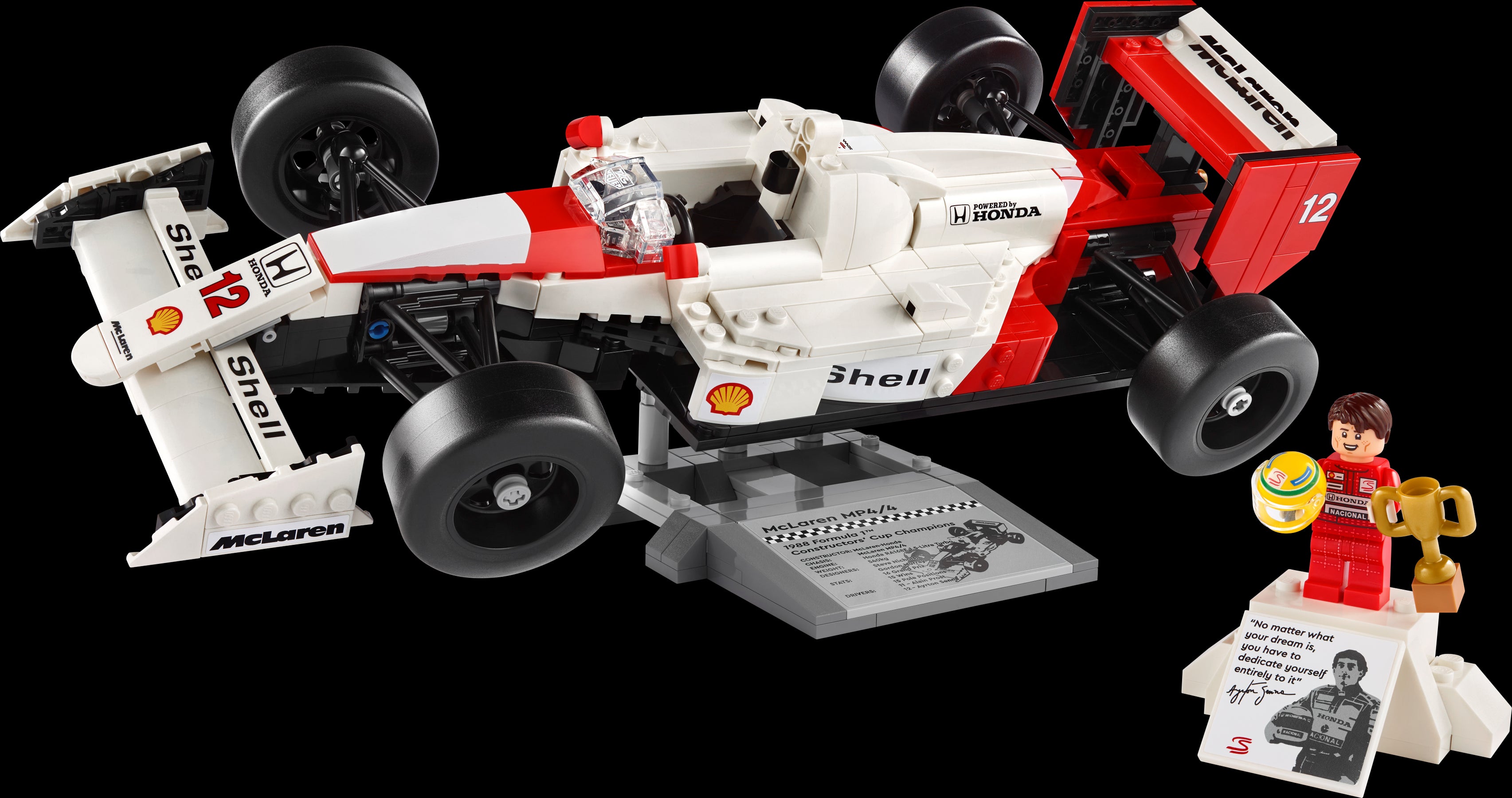 LEGO ICONS McLaren MP4/4 & Ayrton Senna