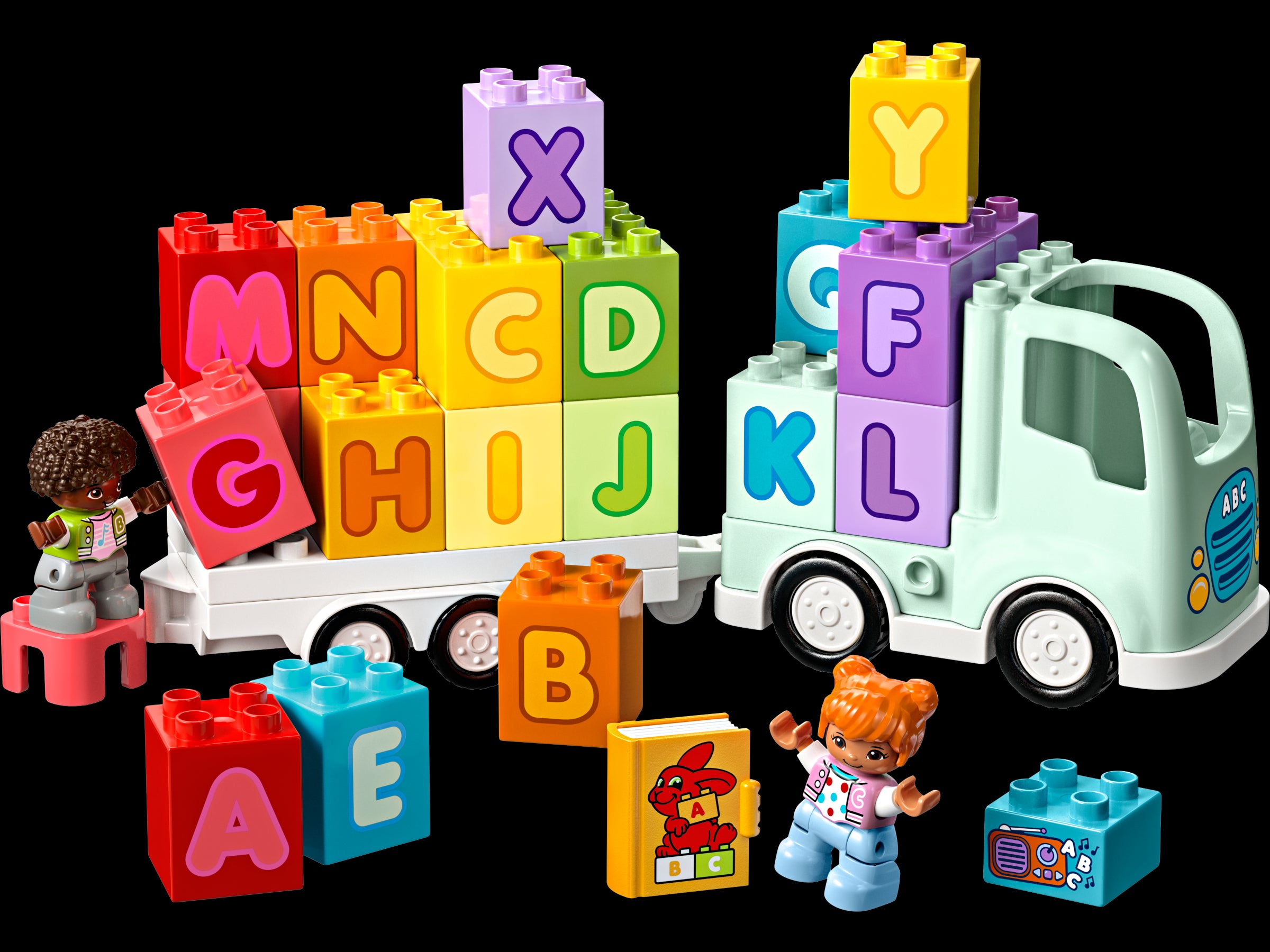 LEGO DUPLO® Town Truck with the alphabet