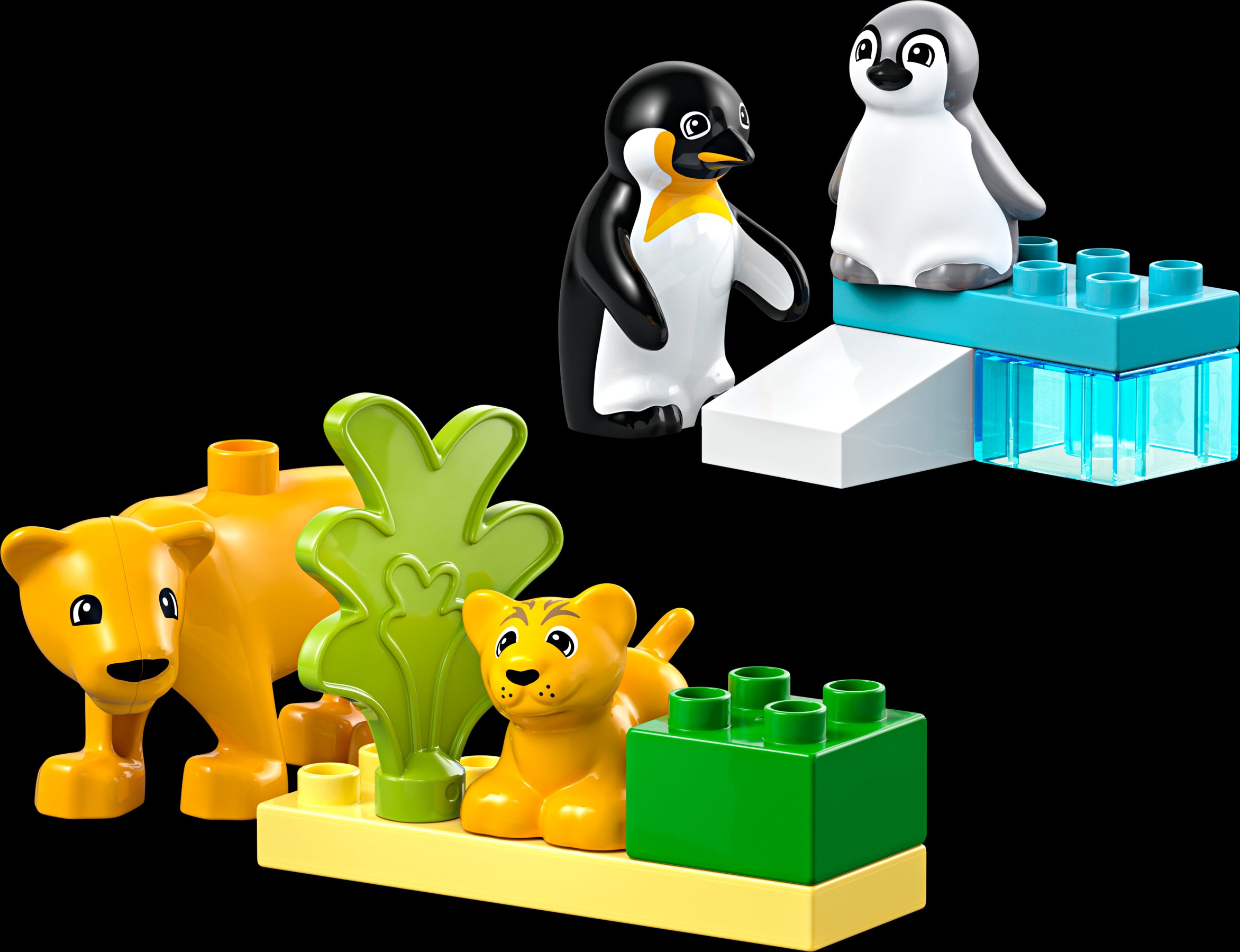 LEGO DUPLO® Wild Animal Families: Penguins & Lions