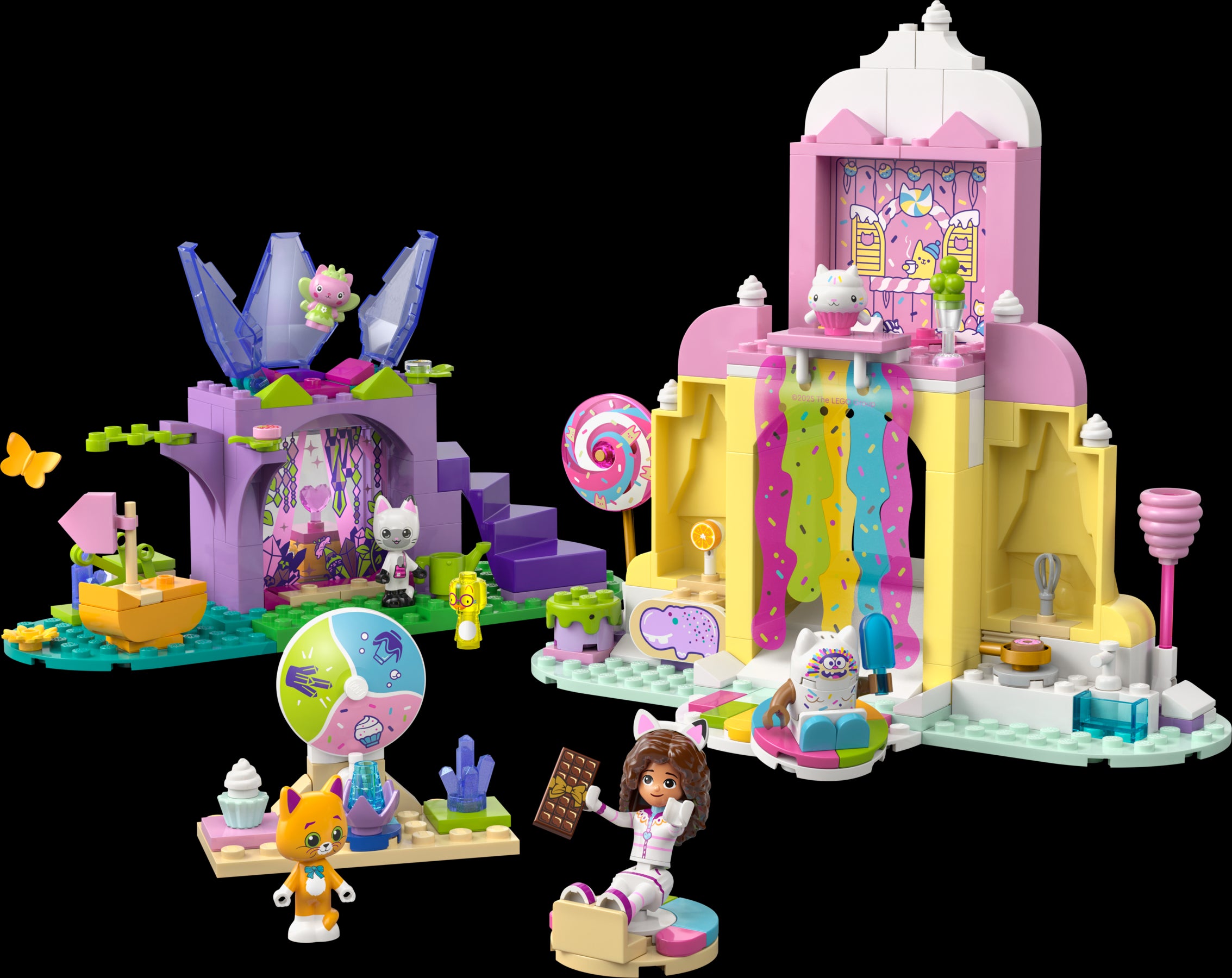 LEGO GABBY’S DOLLHOUSE Sweet Treat Mountain & Kitty Garden