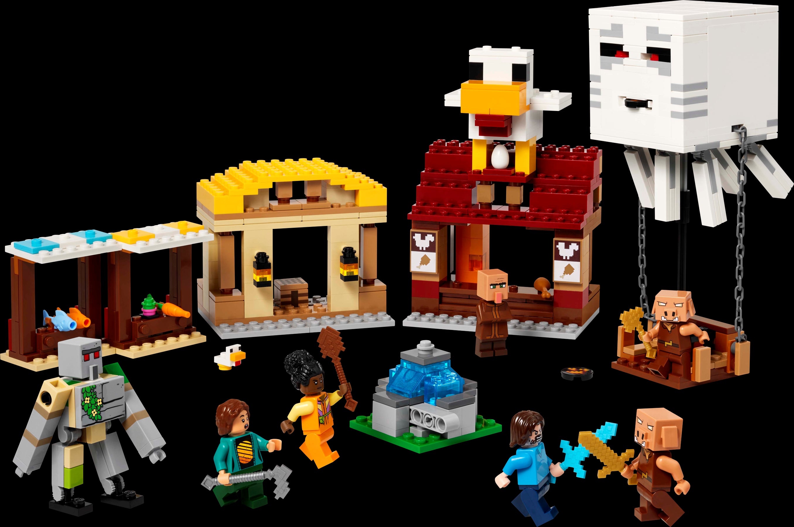 LEGO MINECRAFT® The Ghast Balloon Village Attack