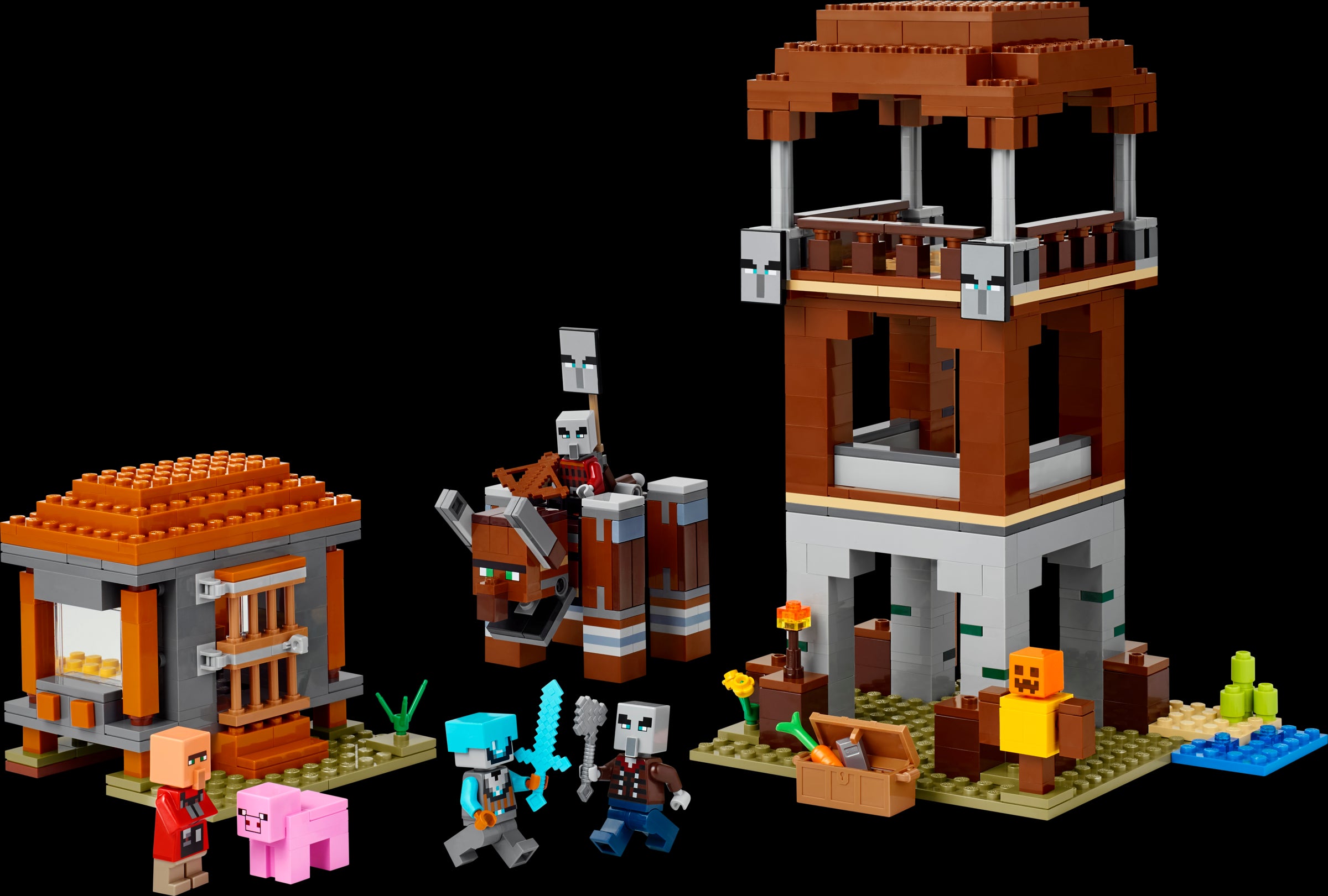 LEGO MINECRAFT® The Pillager Outpost and Ravager