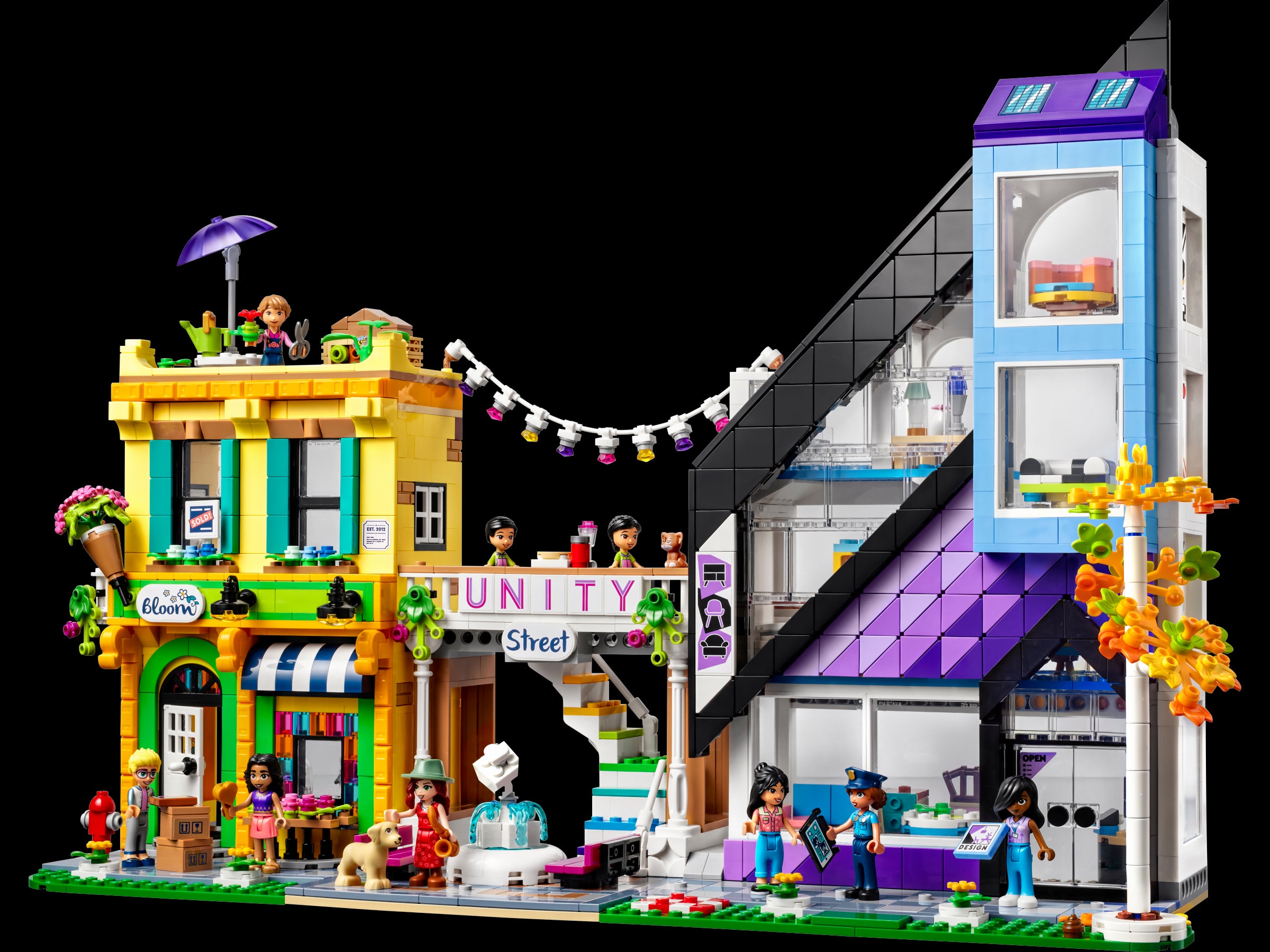 LEGO FRIENDS Downtown Flower and Design Stores