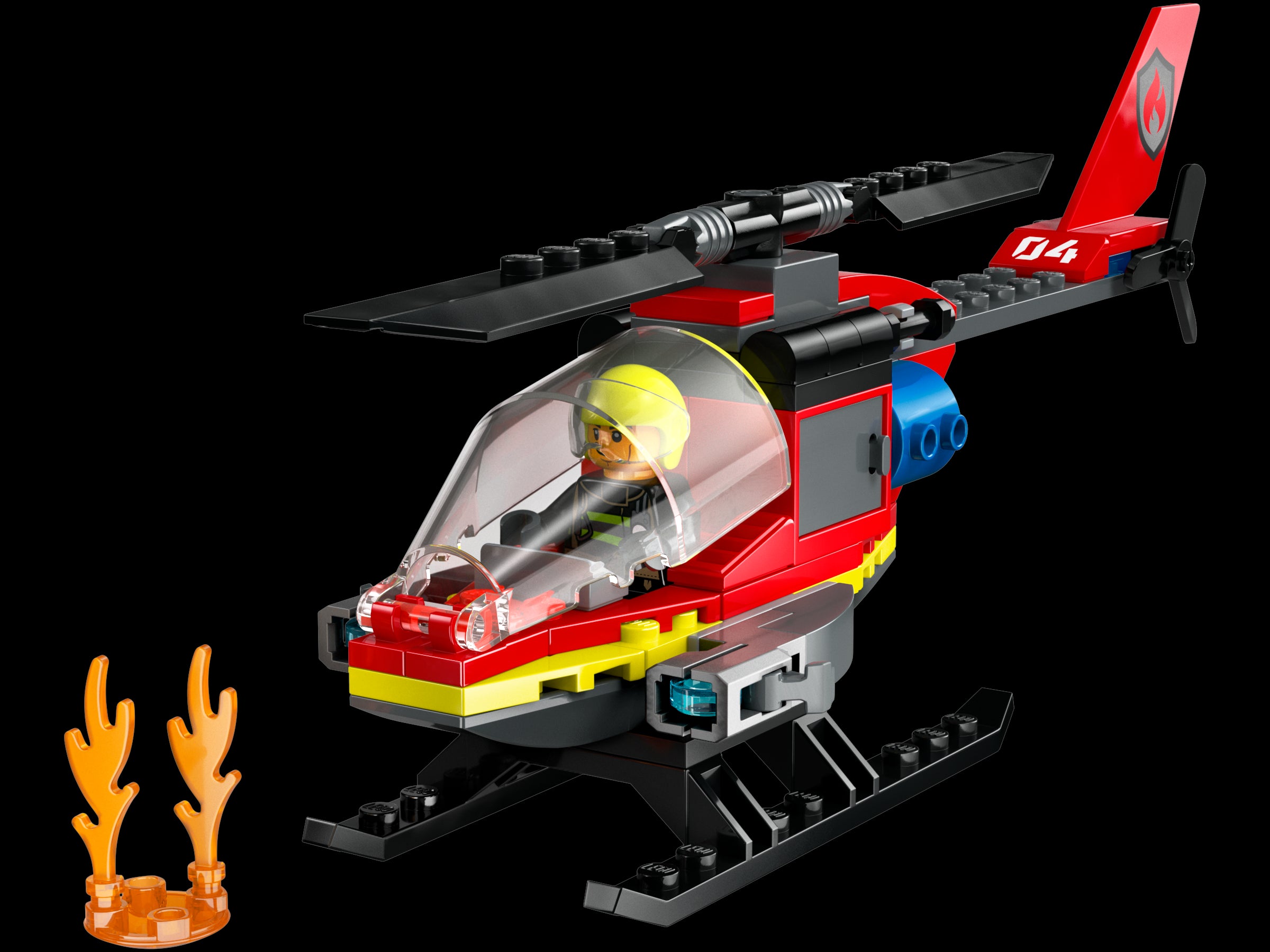 LEGO CITY Fire Rescue Helicopter