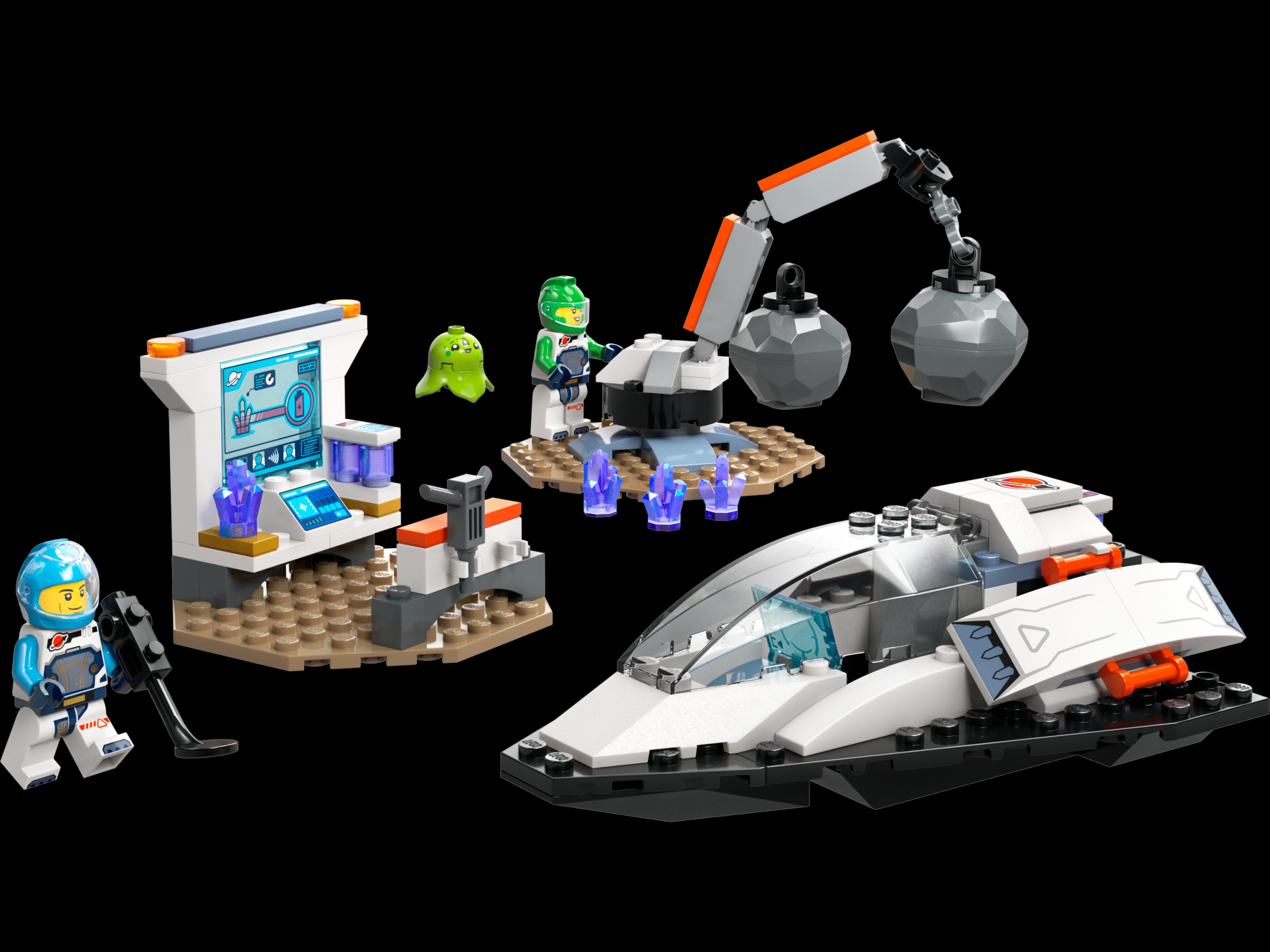 LEGO CITY Spaceship and asteroid exploration