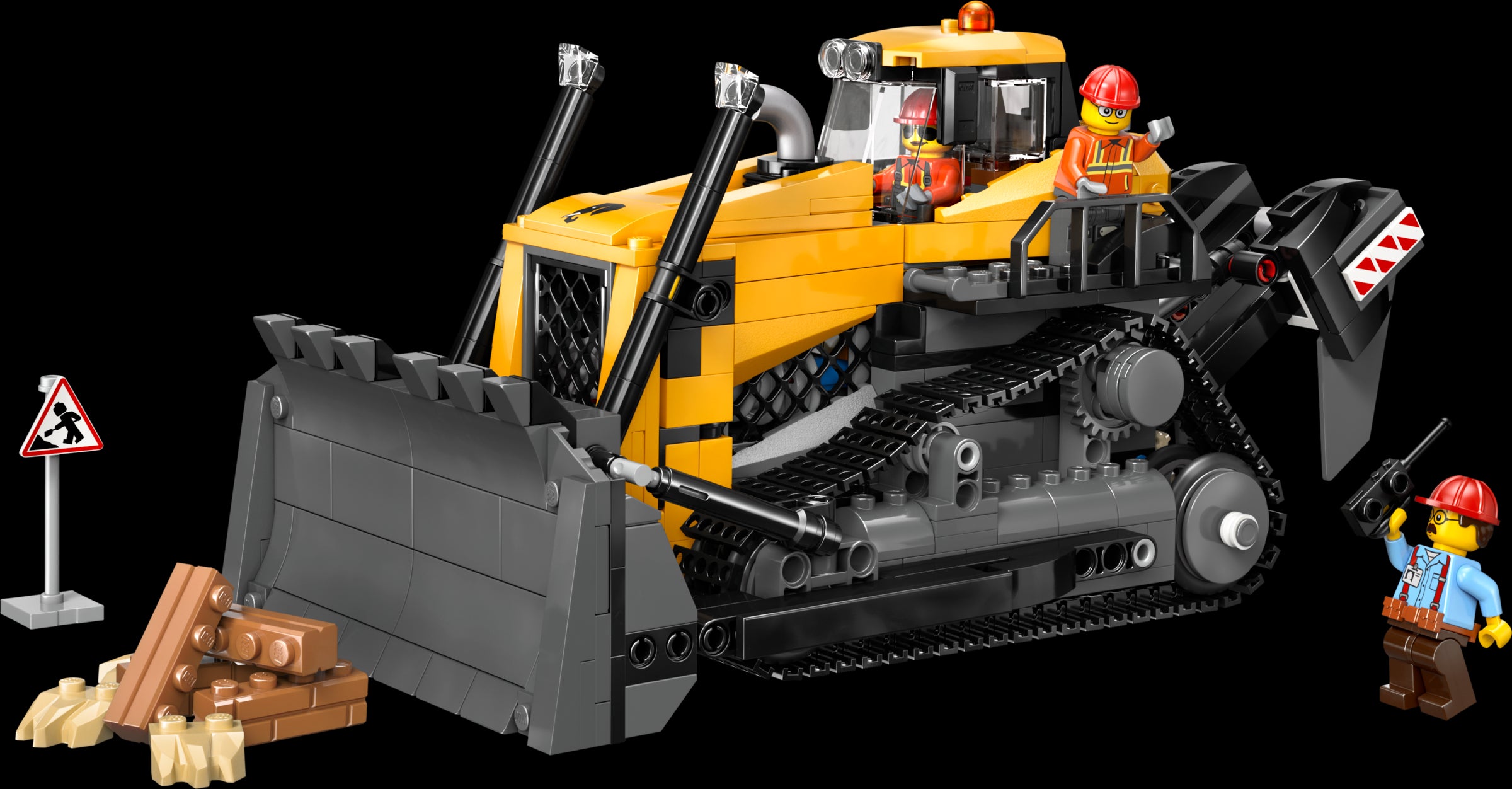 LEGO CITY Yellow Bulldozer