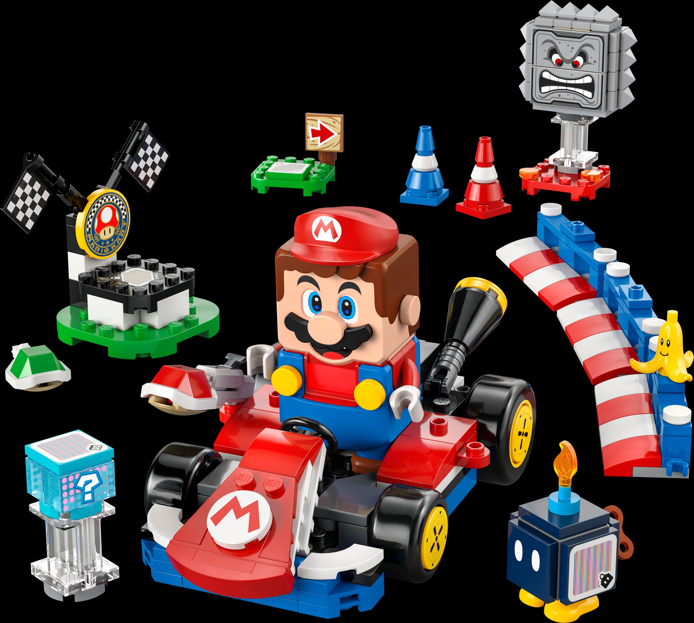 LEGO Super Mario™ Mario Kart - Interactive LEGO® Mario & Standard Kart