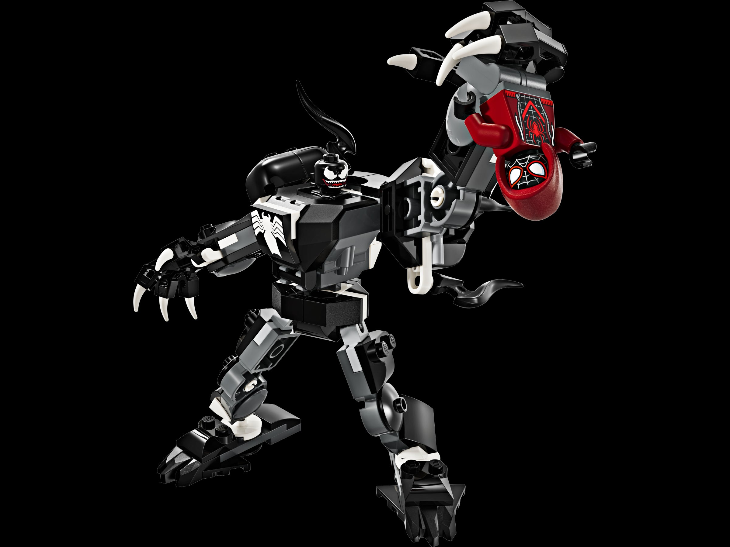 LEGO MARVEL Venom Mech Armor vs. Miles Morales