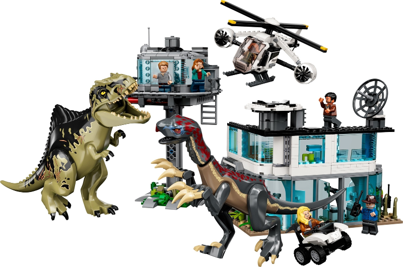LEGO Jurassic World™ Giganotosaurus & Therizinosaurus Attack