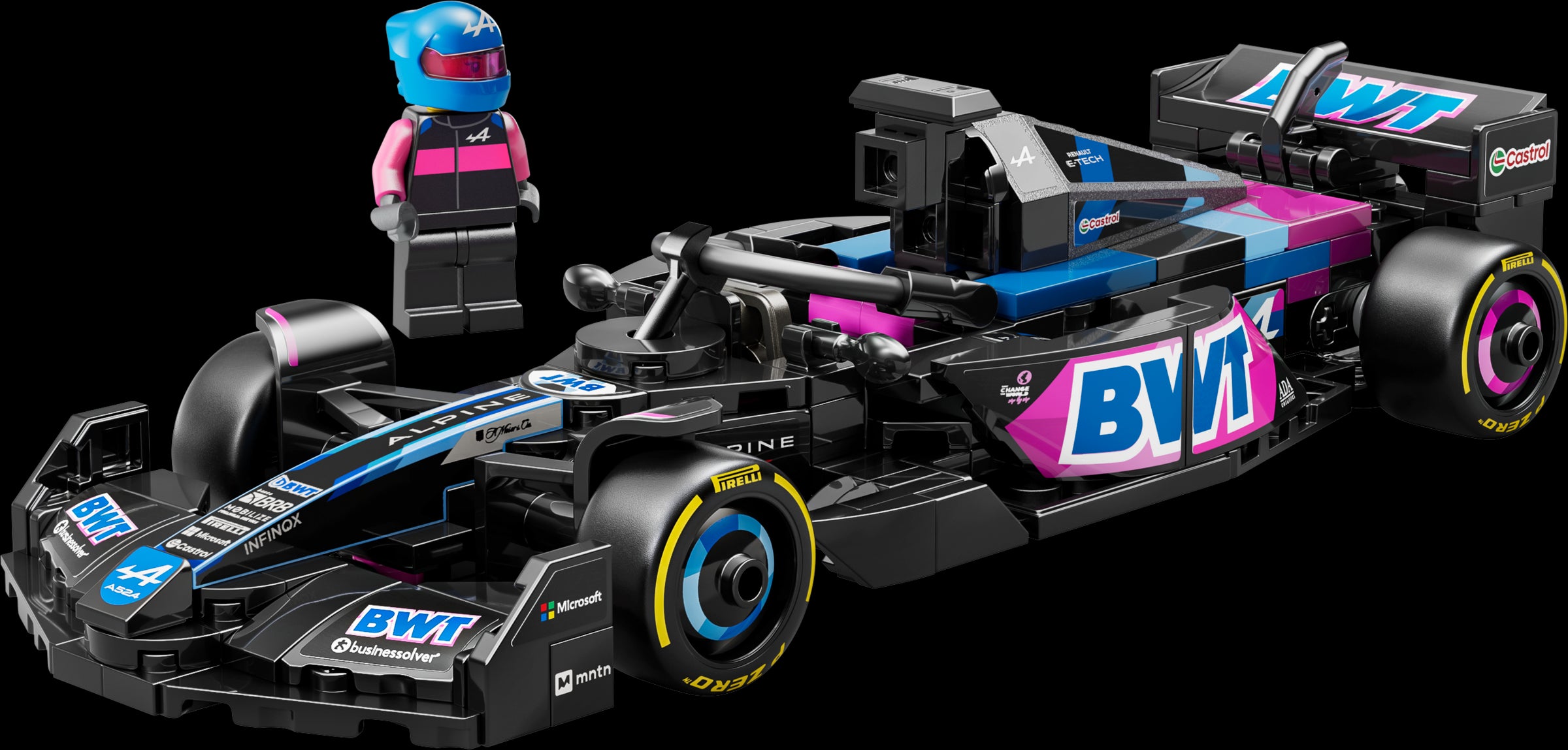 LEGO SPEED CHAMPIONS BWT Alpine F1® Team A524 Race Car
