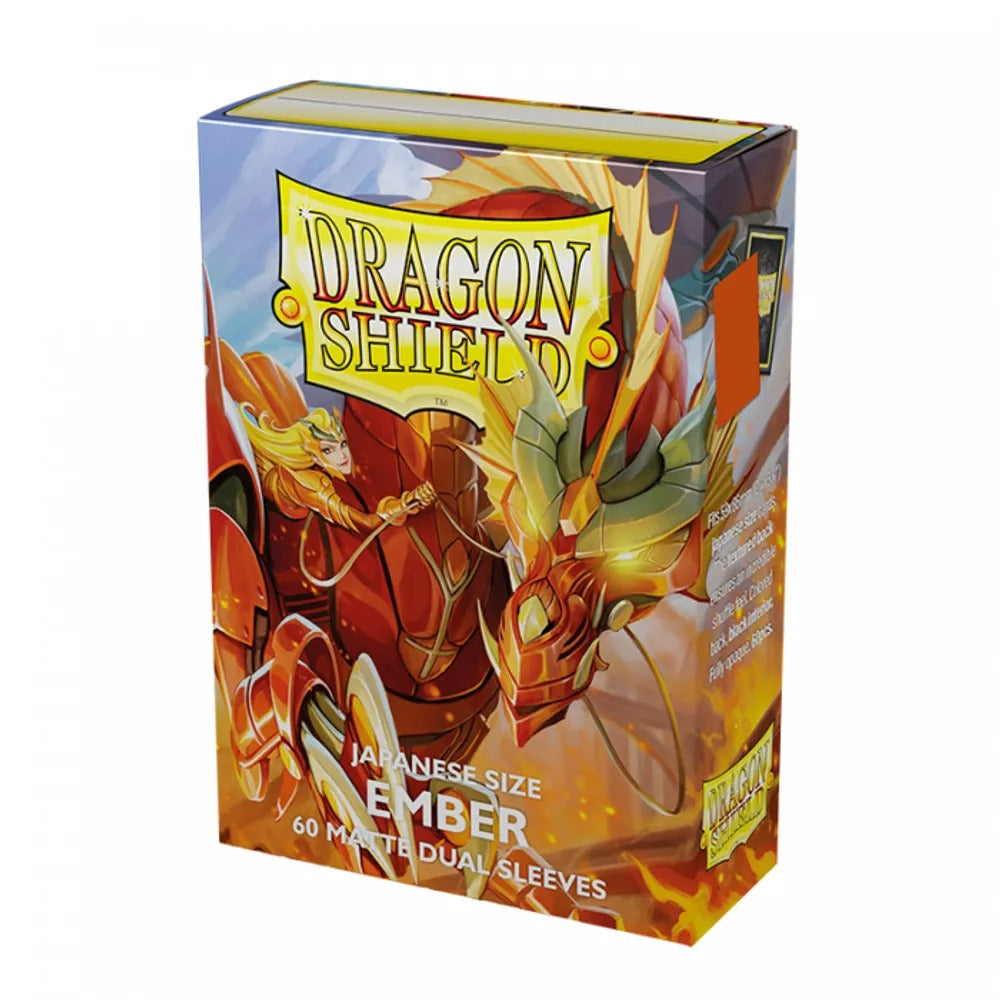 Dragon Shield Japanese size Dual Matte Sleeves -Ember 'Alaria, Warrior Princess' (60 Sleeves)