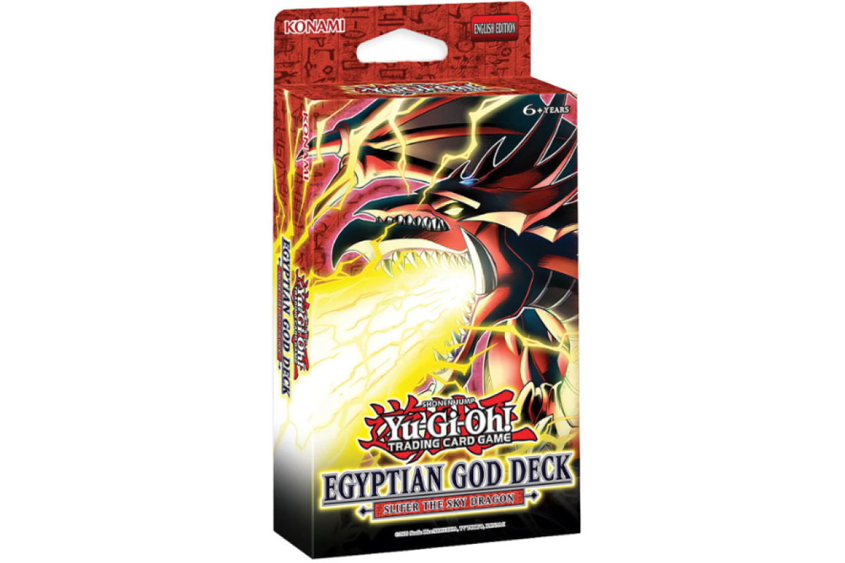 YGO - Egyptian God Deck: Slifer the Sky Dragon Display (8 Decks)