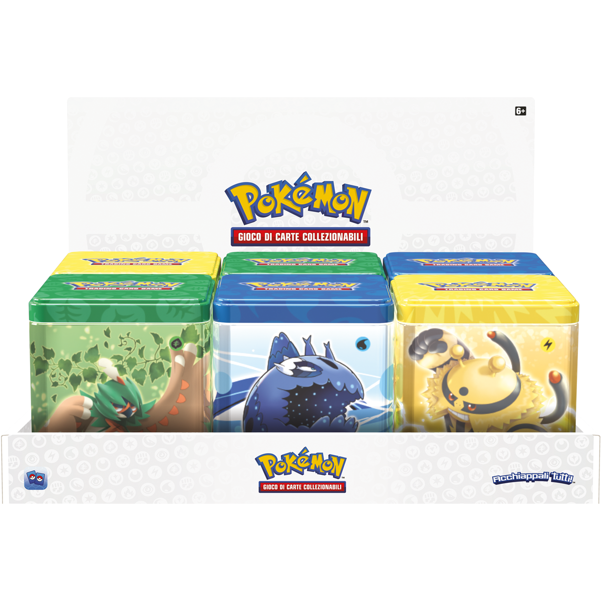 PKM - Stacking Tin Display (6 Tins) სამაგიდო თამაში