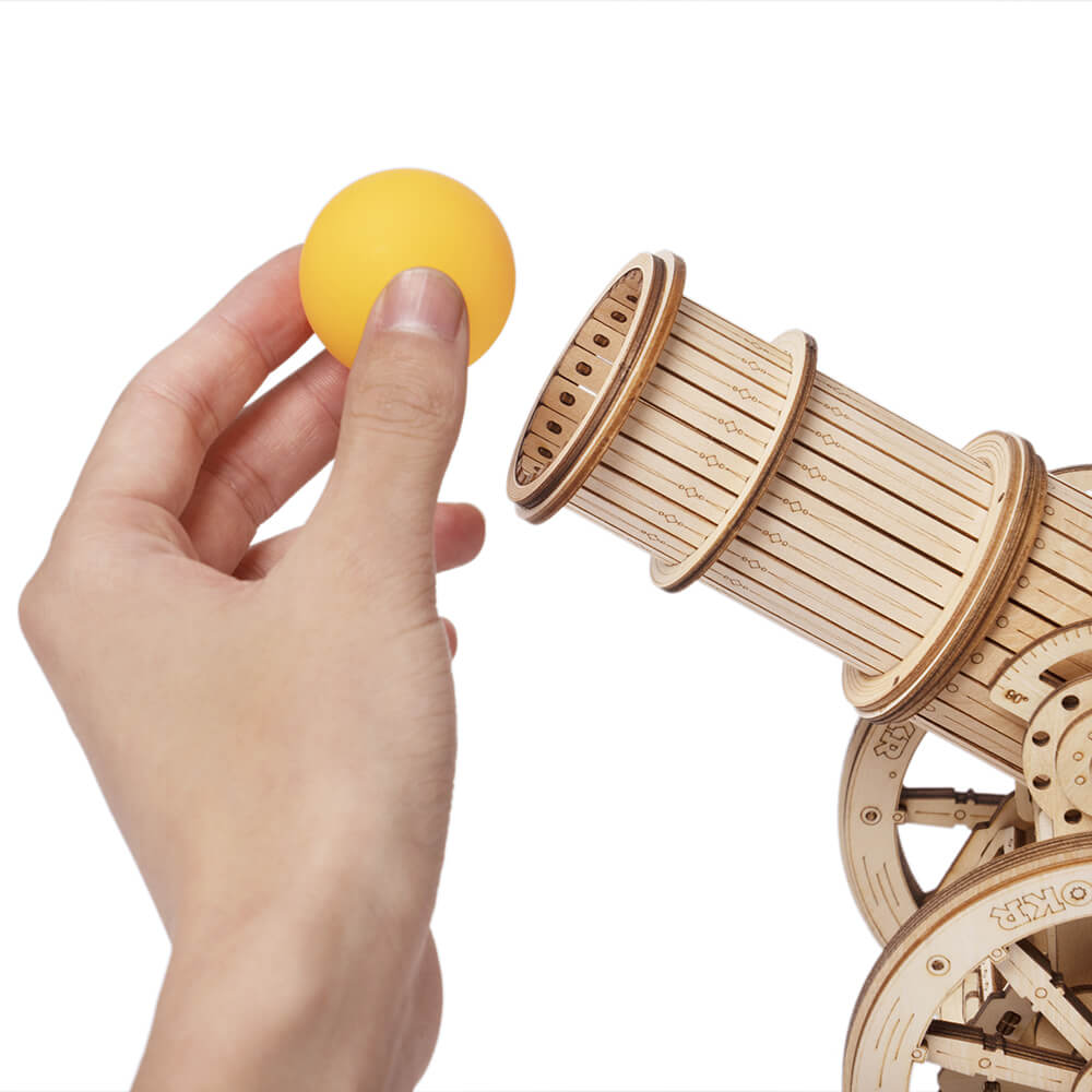 ROKR 3D Wooden Puzzle Wheeled Siege Artillery KW801