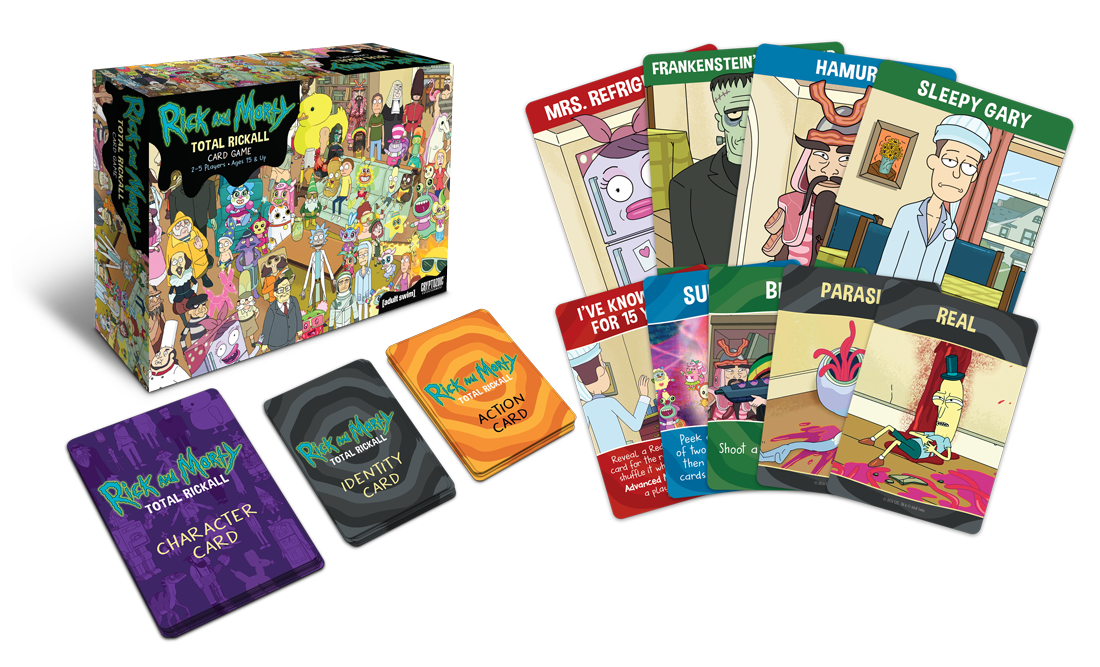 Rick & Morty: Total Rickall Co-Op Card სამაგიდო თამაში