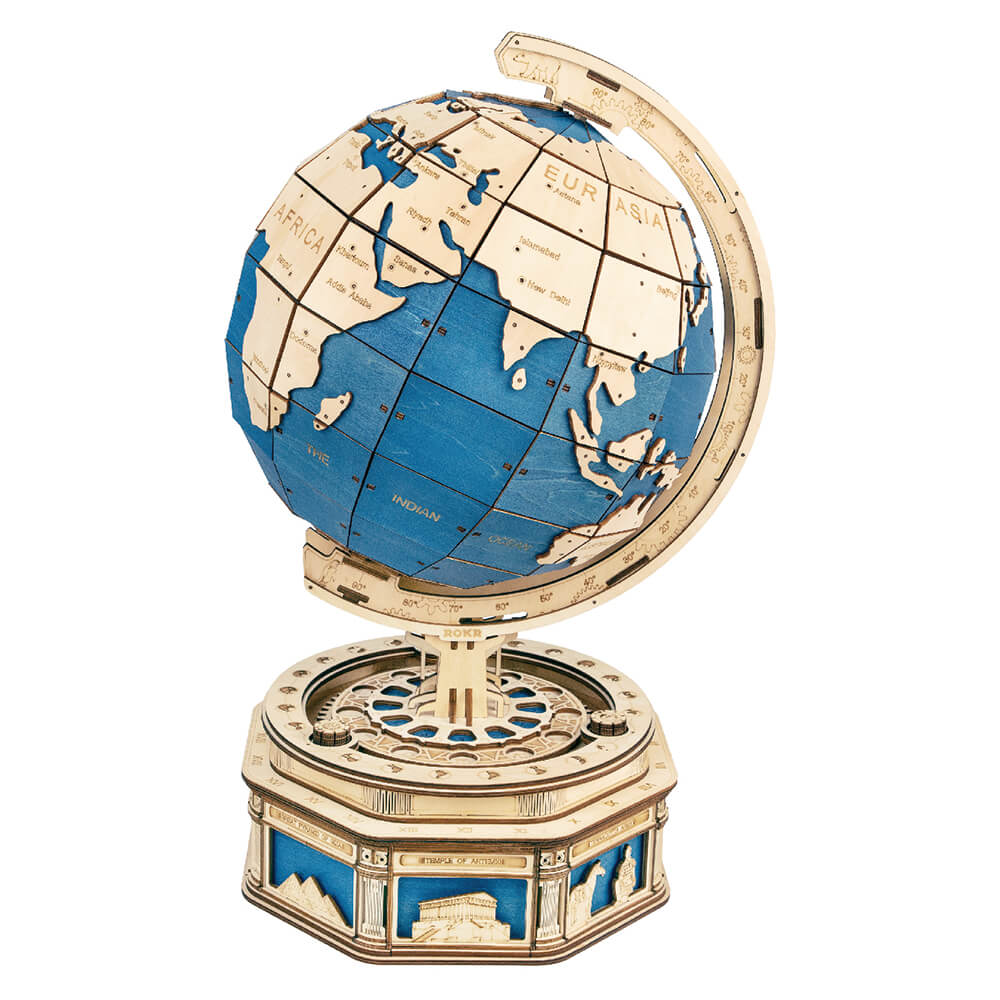 ROKR The Globe Model 3D Wooden Puzzle ST002