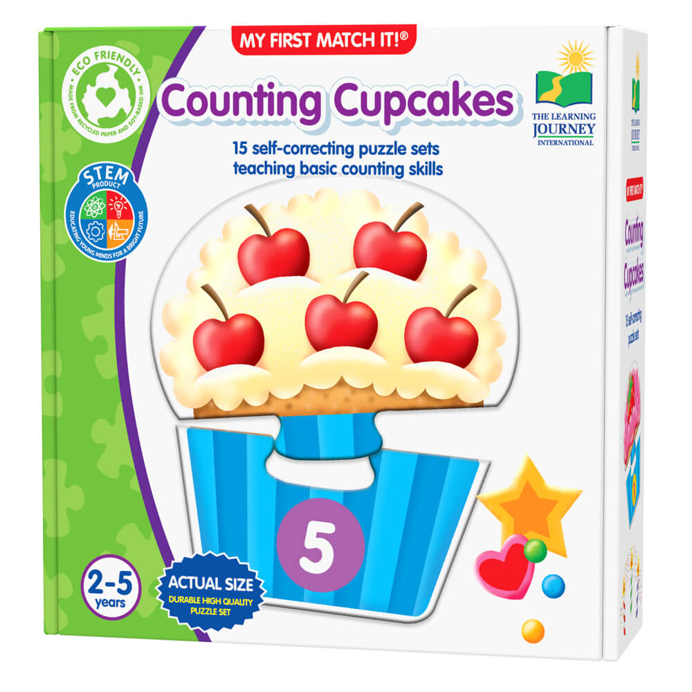 My First Match It - Counting Cupcakes
