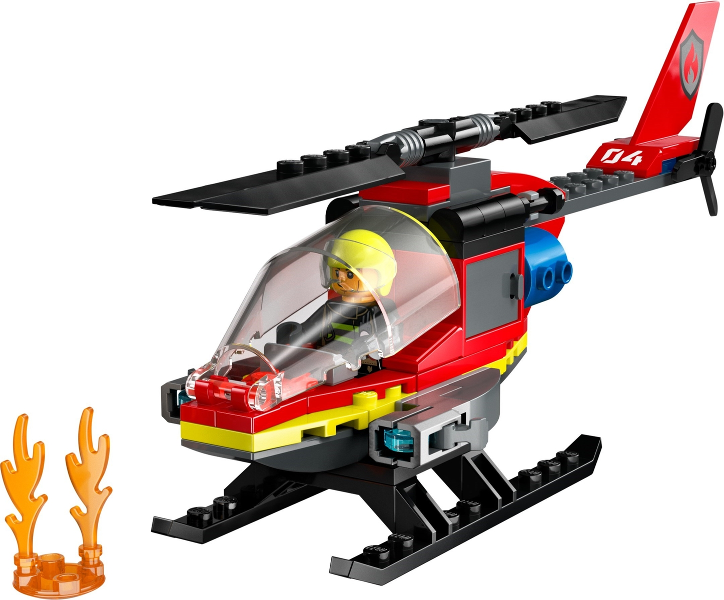 LEGO CITY Fire Rescue Helicopter