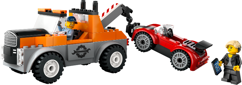 LEGO CITY Tow Truck and Sports Car Repair