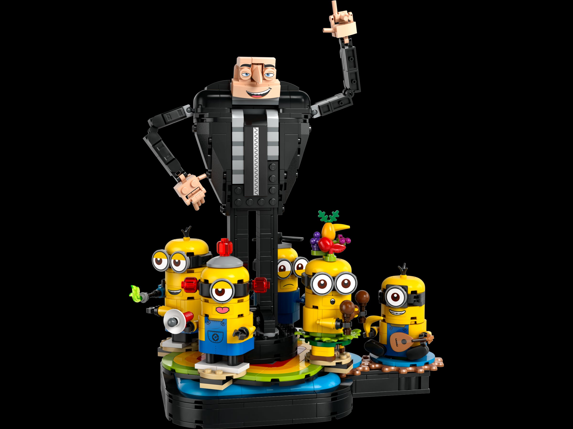 LEGO DESPICABLE ME 4 Brick-Built Gru and Minions