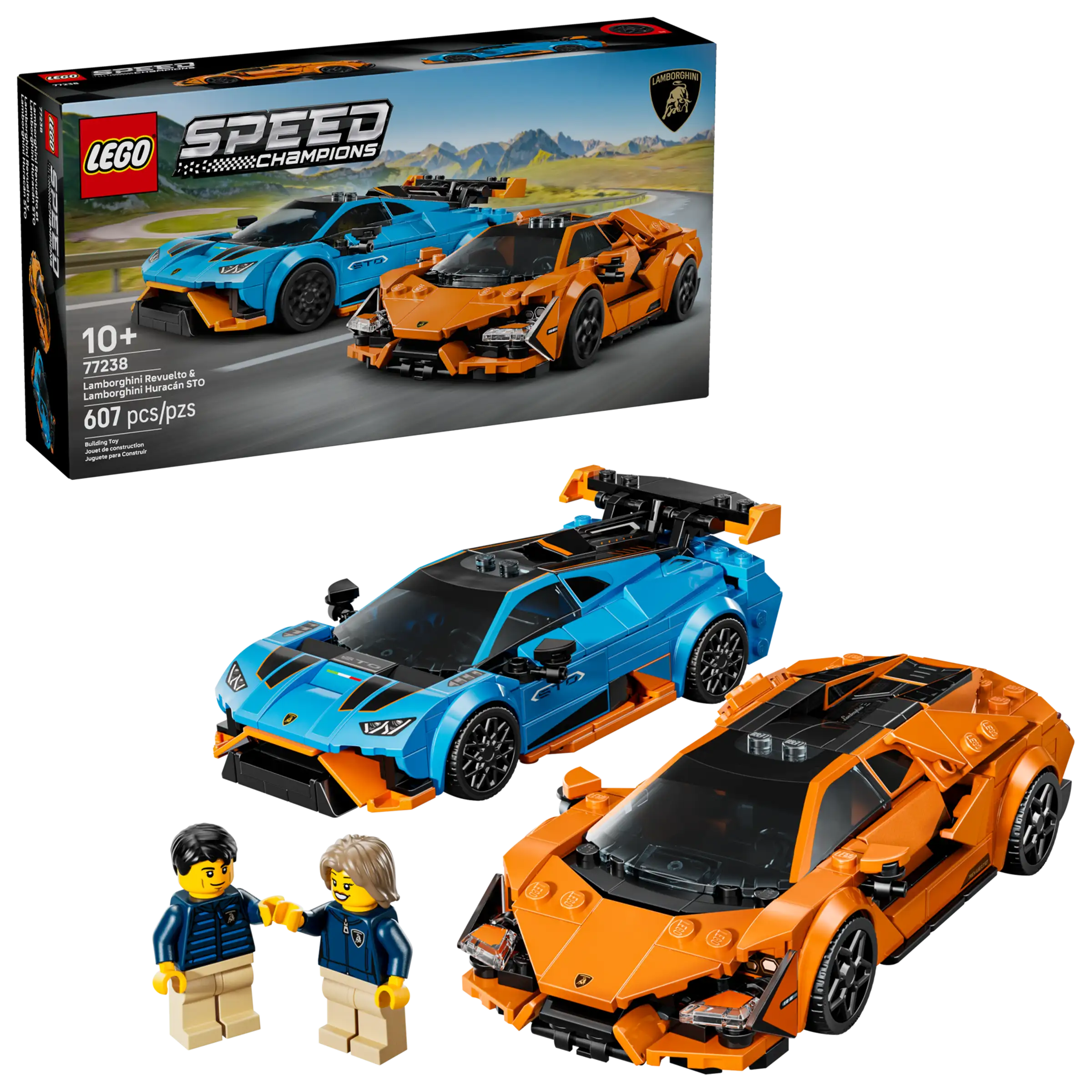 LEGO SPEED CHAMPIONS Lamborghini Revuelto & Huracán STO
