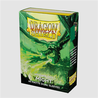 Dragon Shield Japanese size Matte Dual Sleeves - Might (60 Sleeves)