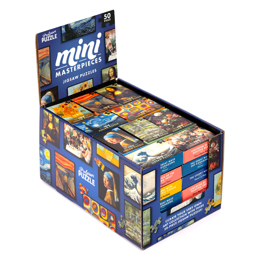 Jigsaw Library: Mini Masterpieces 50 pcs Jigsaws - 10 Designs