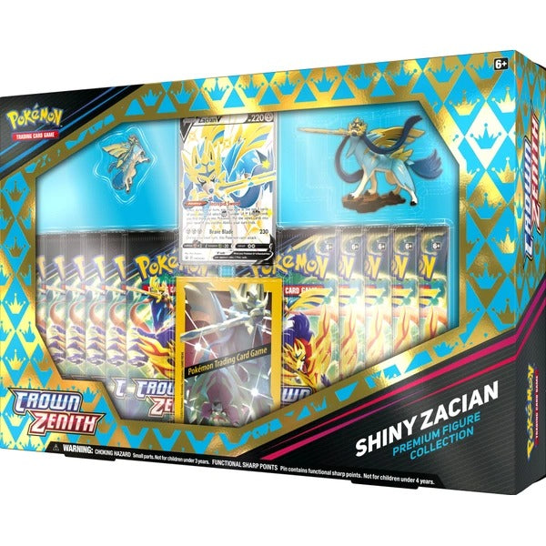 Pokemon Sword & Shield 12.5 Crown Zenith Premium Figure Shiny Zacian/Shiny Zamazenta Box