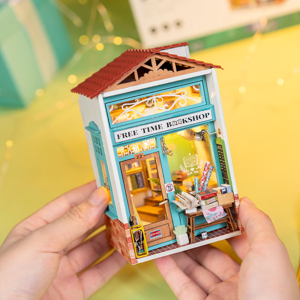 ROLIFE Free Time Bookshop DIY Miniature House