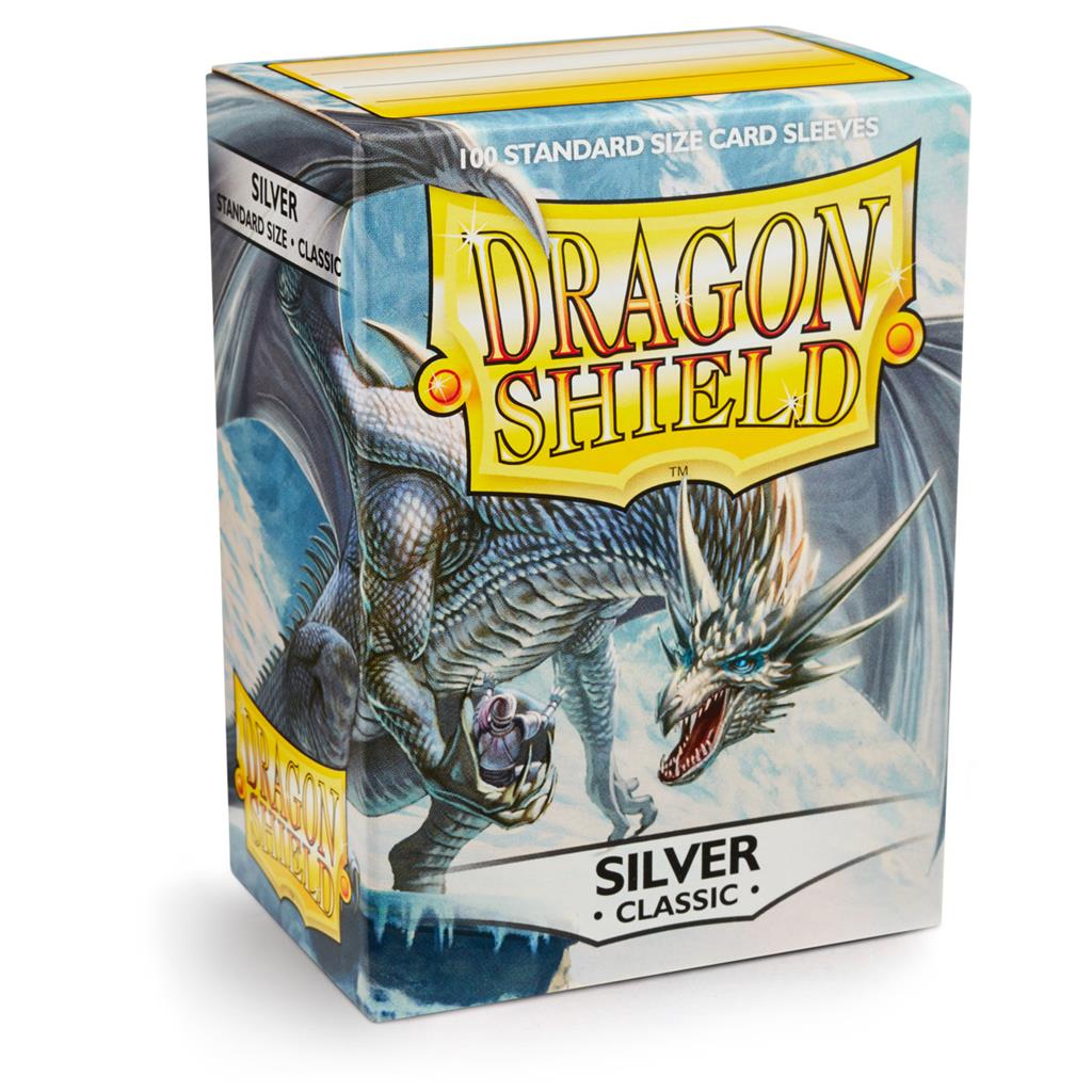 SLEEVES Dragon Shield - Silver (lOOct)