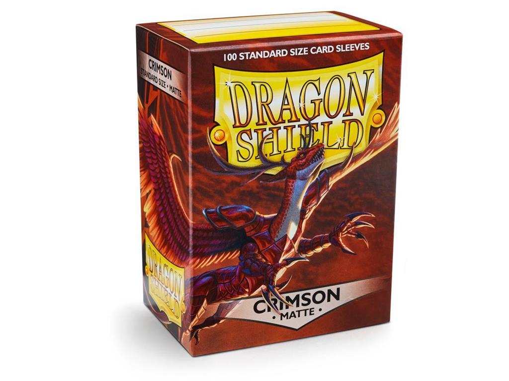 SLEEVES Dragon Shield MATTE - Crimson (lOOct)