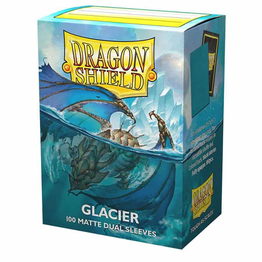 Dragon Shield Standard Matte Dual Sleeves -Glacier Miniom (100 Sleeves)