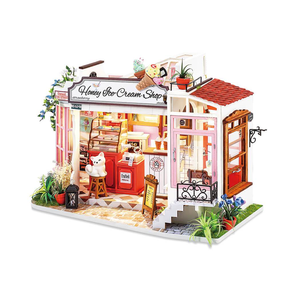 ROLIFE Honey Ice-Сream Shop DIY Miniature House