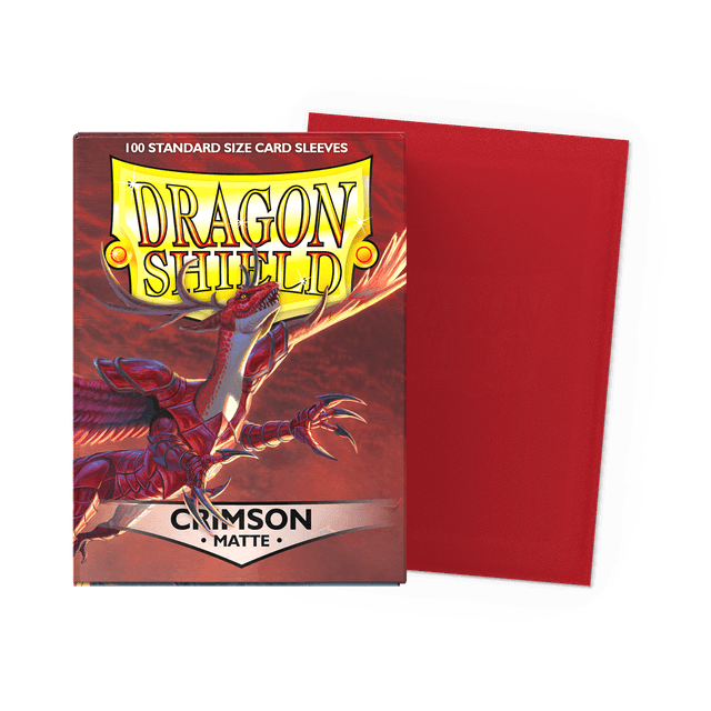 SLEEVES Dragon Shield MATTE - Crimson (lOOct)