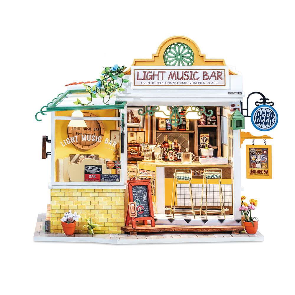 ROLIFE Light Music Bar DIY Miniature House