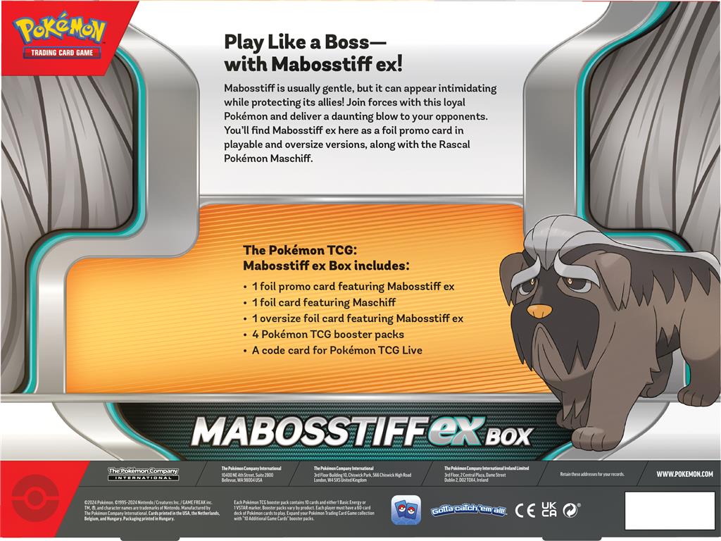 POK TCG ex Box Mabosstiff