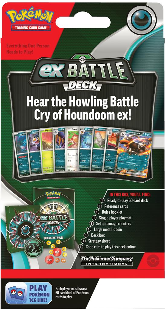 POK TCG Feb ex Battle Decks - Melmetal / Houndoom