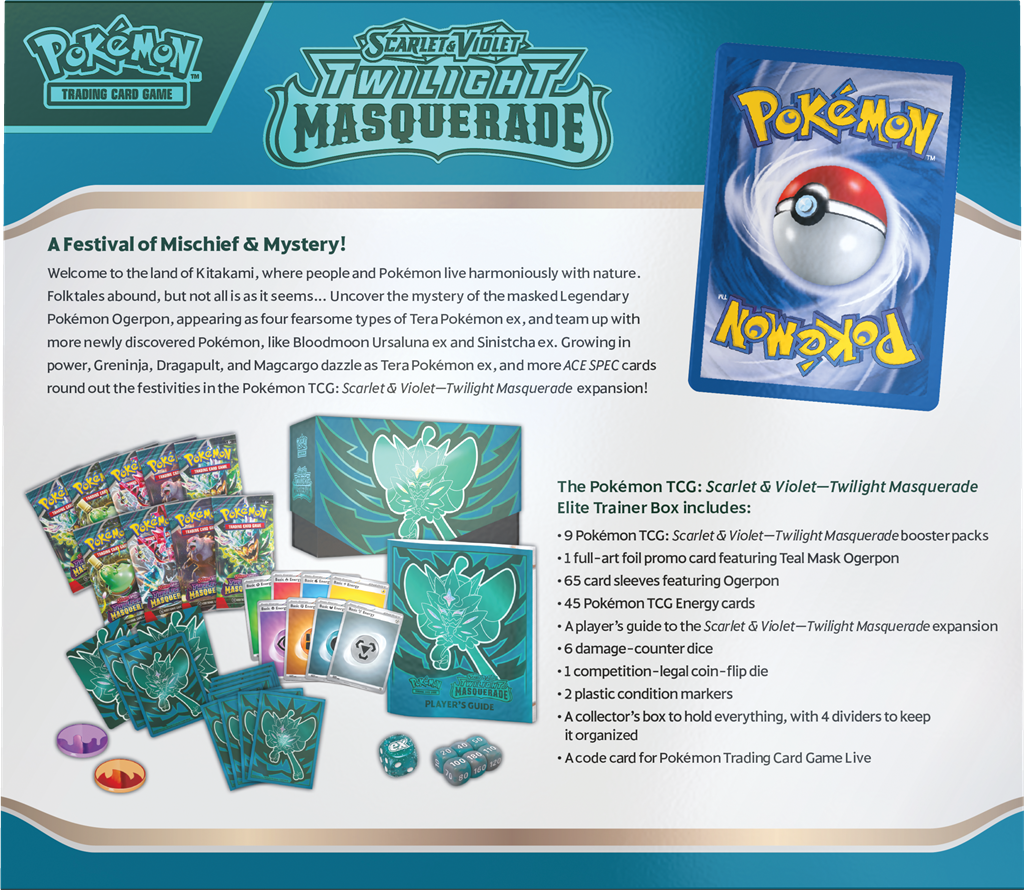 POK TCG SV06 Twilight Masquerade Elite Trainer Box