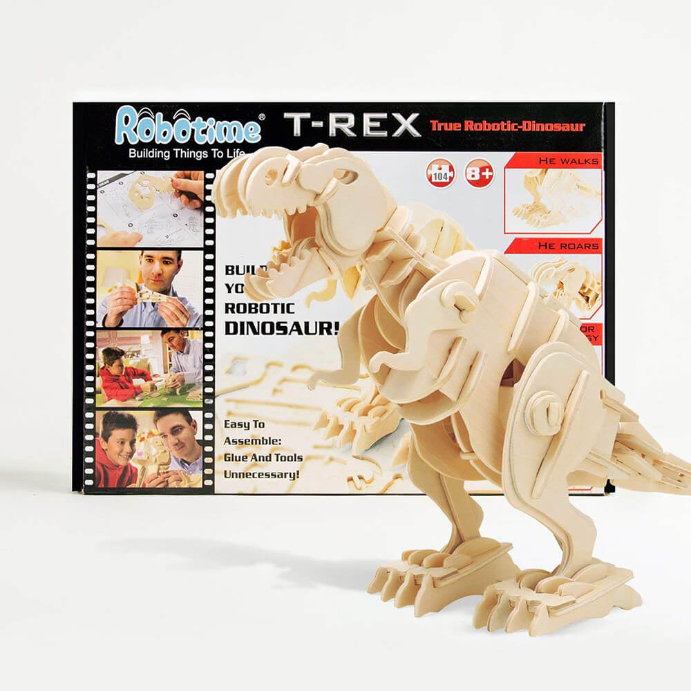ROKR Walking T-rex 3D Wooden Puzzle