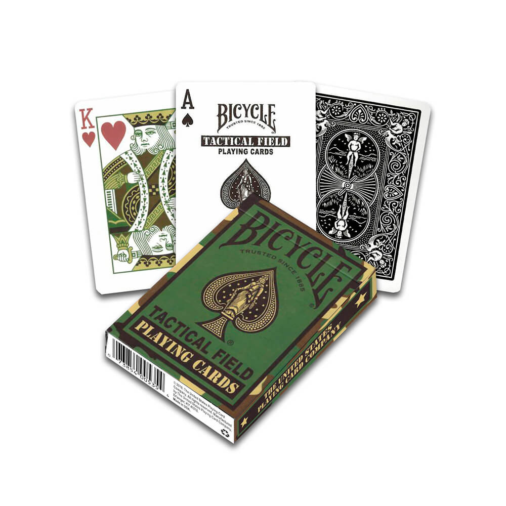 Bicycle Tactical Field Green / Brown Playing Cards