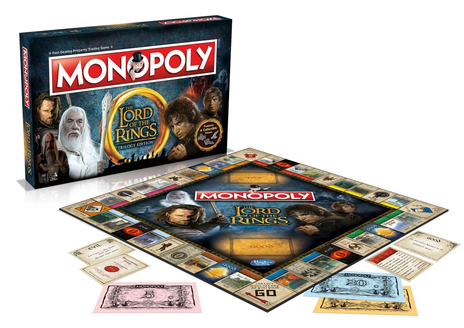 სამაგიდო თამაში მონოპოლია ბეჭდების მბრძანებელი (Monopoly Lord of the Rings) სამაგიდო თამაში
