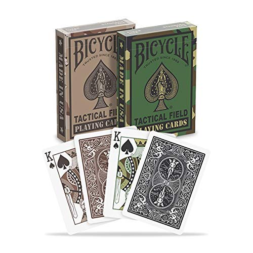 Bicycle Tactical Field Green / Brown Playing Cards