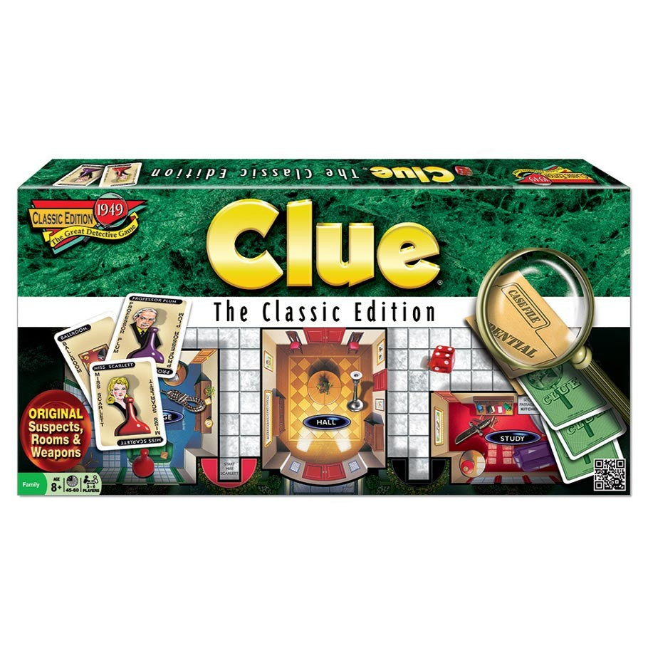 სამაგიდო თამაში კლუ. კლასიკური გამოცემა (Clue Classic Edition) სამაგიდო თამაში
