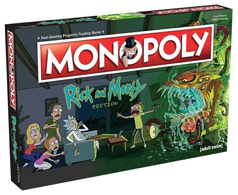სამაგიდო თამაში მონოპოლი. რიკი და მორტი (Monopoly Rick & Morty) სამაგიდო თამაში