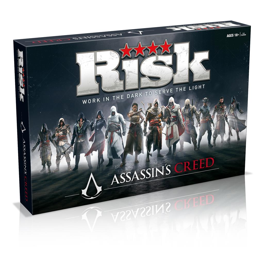 სამაგიდო თამაში რისკი ასასინების კრედო (Risk Assassins Creed) სამაგიდო თამაში