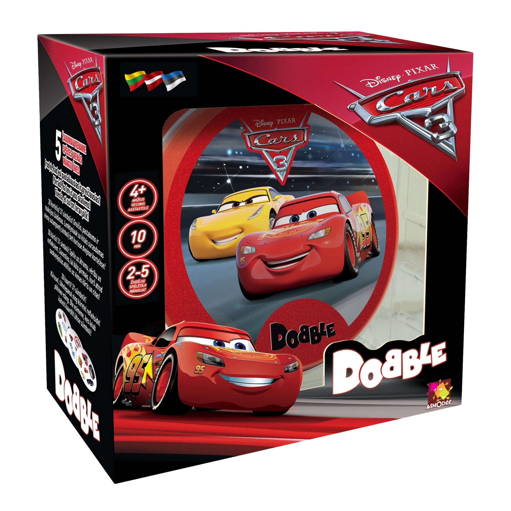 სამაგიდო თამაში დაბლ ქარს 3 (Dobble Cars 3 NL) სამაგიდო თამაში
