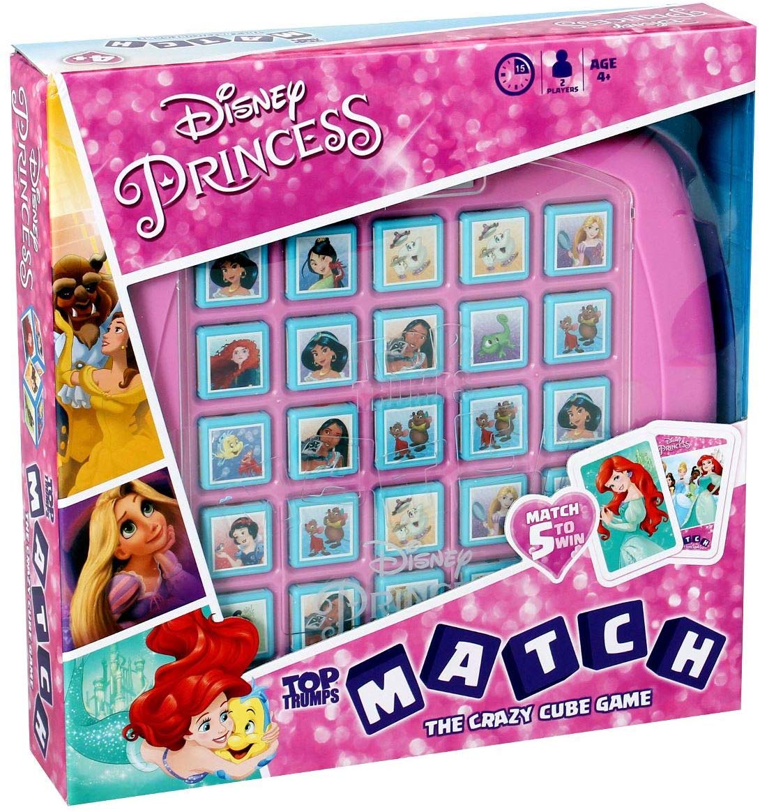 სამაგიდო თამაში თოფ თრამპს. მოარგე დისნეის პრინცესები (Top Trumps Match Disney Princess) სამაგიდო თამაში