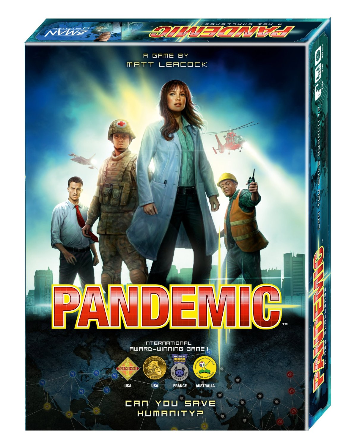 სამაგიდო თამაში პანდემია მე-2 გამოცემა (Pandemic 2nd edition) სამაგიდო თამაში