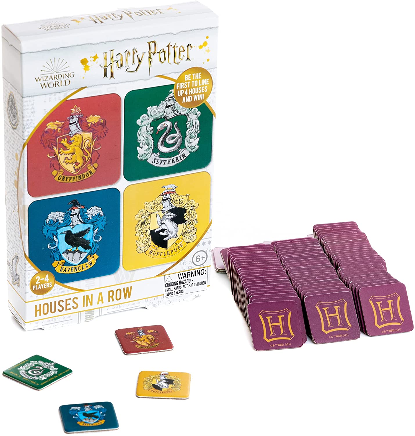 Harry Potter Hogwarts Houses In A Row Game სამაგიდო თამაში