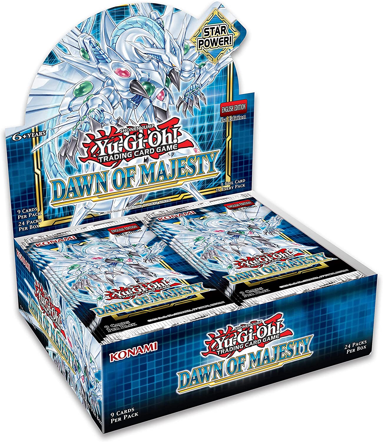 Yu-Gi-Oh - Dawn of Majesty - Booster Display (24  Packs)  სამაგიდო თამაში